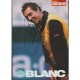 Signed picture of Laurent Blanc the Manchester United footballer.